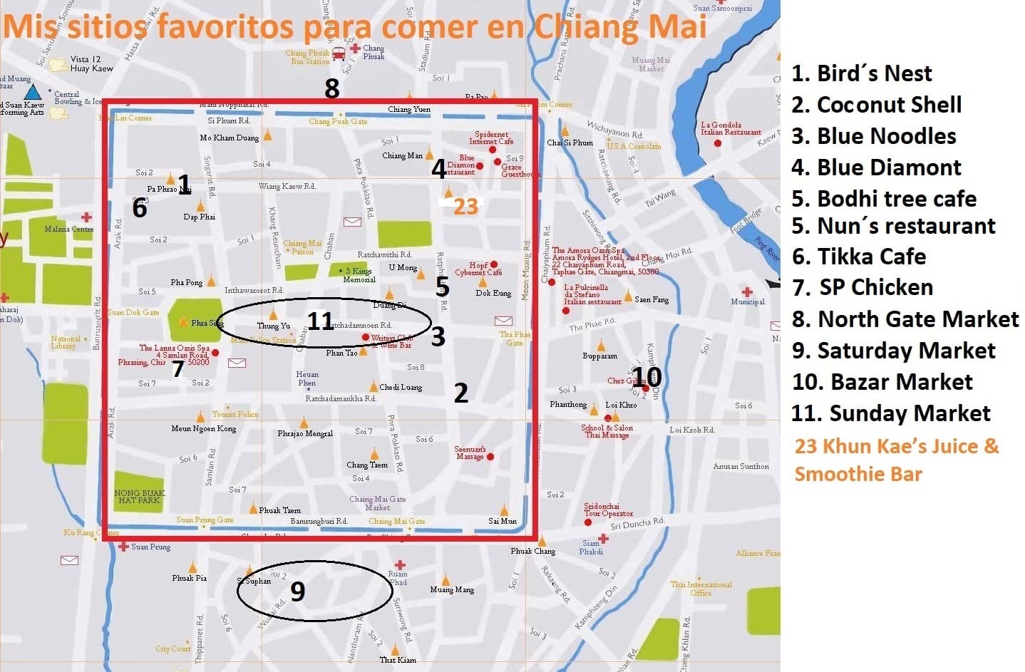 mejores restaurantes de Chiang Mai