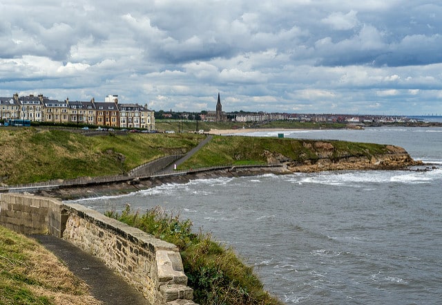 Imagen general alrededor de Tynemouth con vistas a la costa