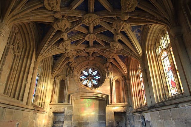 Interiores capilla castillo de Priory en Tynemouth (David Millican)