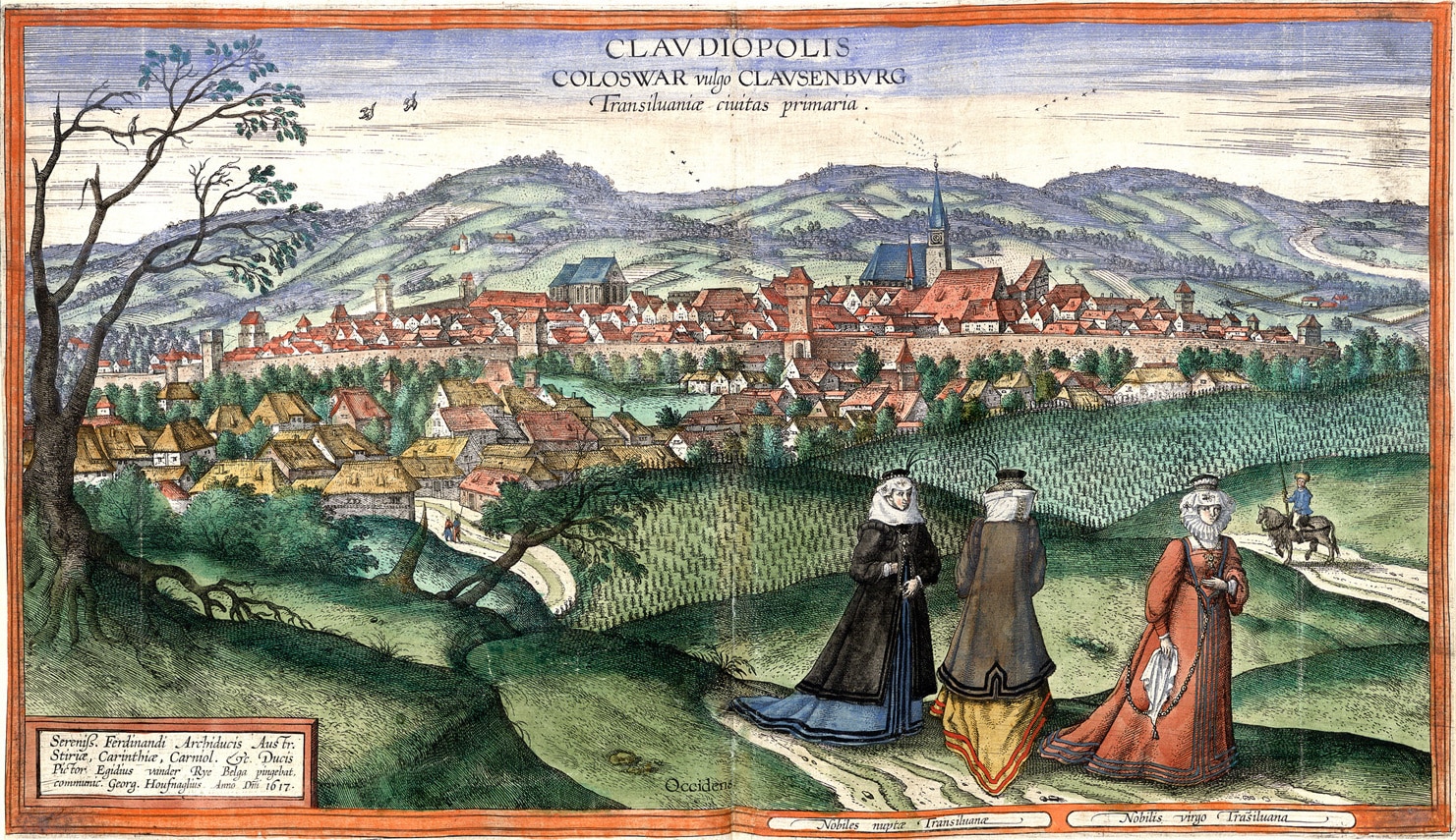 Cuadro Cluj by Joris Hoefnagel, 1617