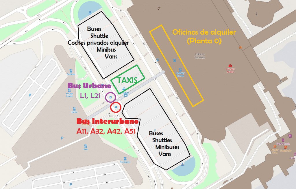 Palma De Mallorca Airport Terminal Maps
