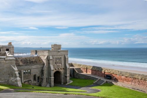 Panorámica con vistas desde Bamburgh