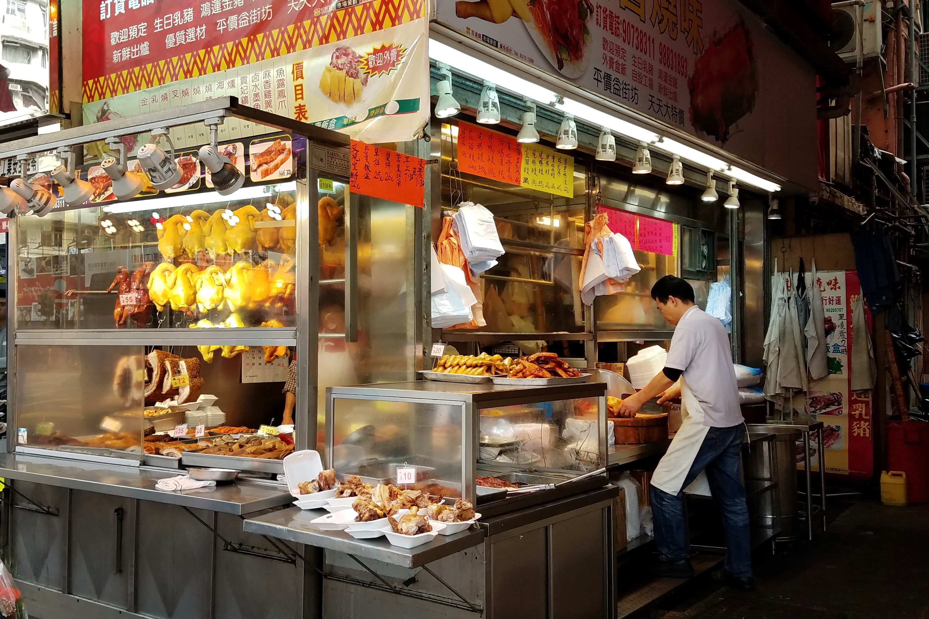 Comida de calle en Hong Kong