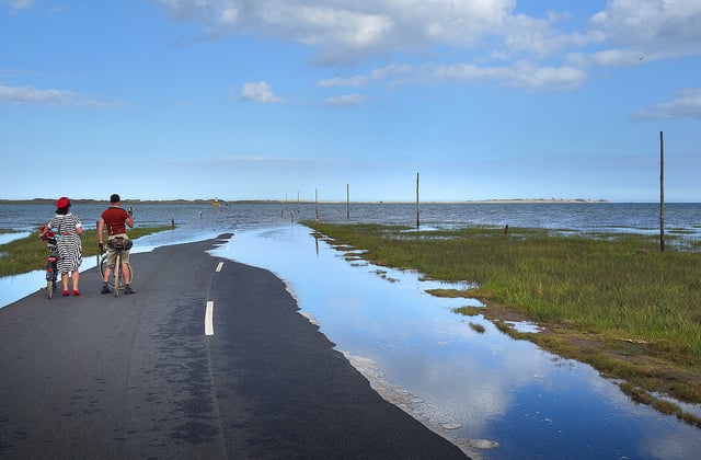 Carretera hundida Holy Island