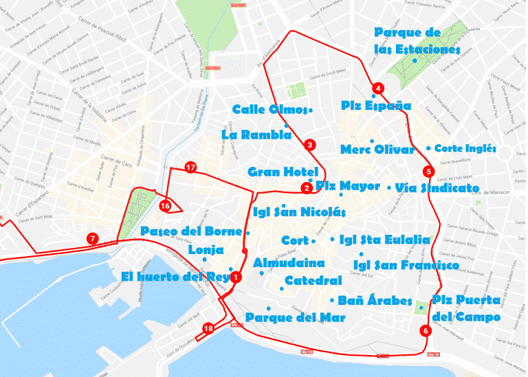 Qué ver en Palma de Mallorca, la ruta del bus turístico I