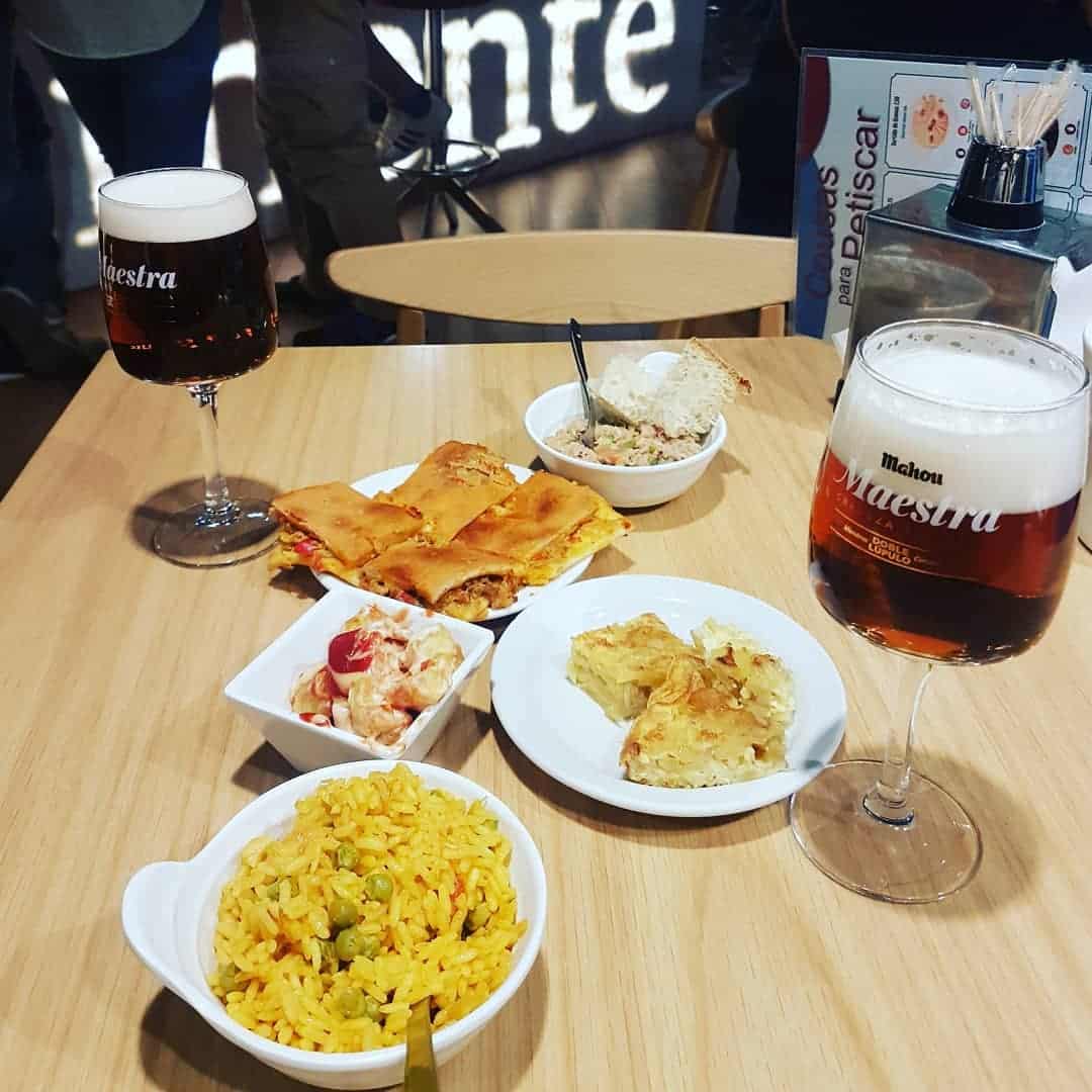 Tapas gratis en Santiago de Compostela