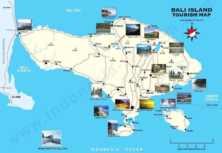 bali en el mapa