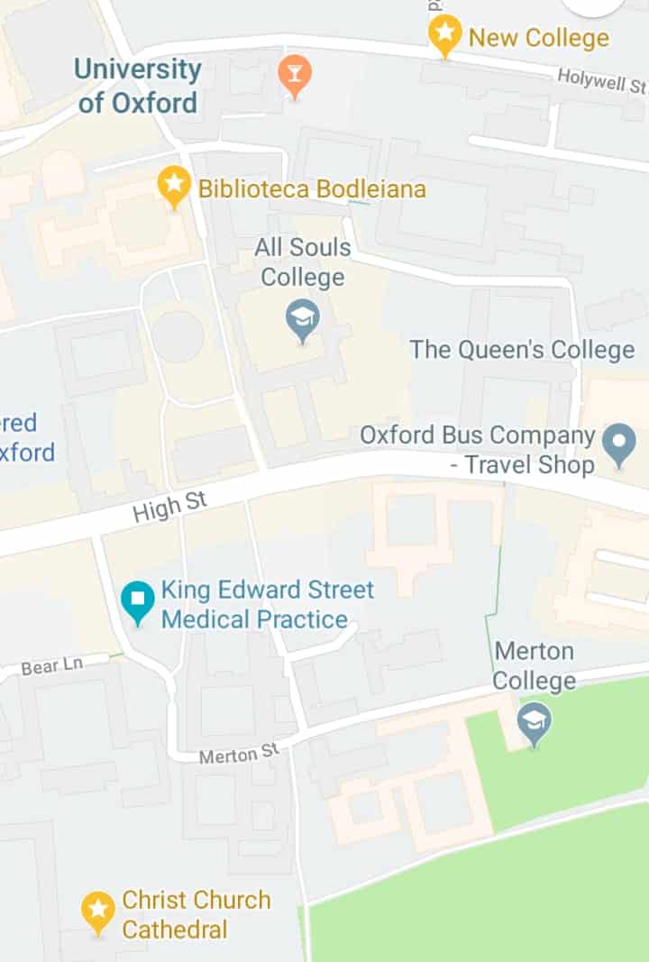 Harry Potter en Oxford Harry Potter en Oxford