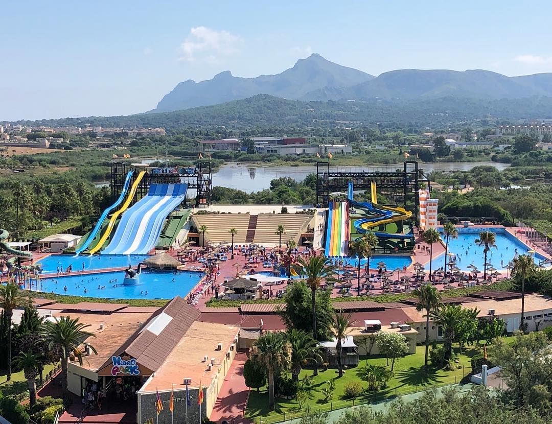 Foto del parque acuático del Hidropark de Alcúdia, Mallorca