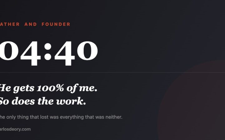 Five hours of sleep and three companies: what a baby did to the way I work