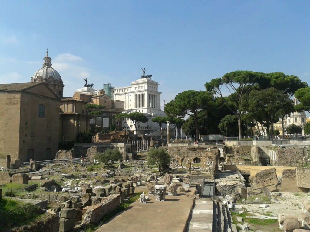 Views from the Via dei Fori Imperiali