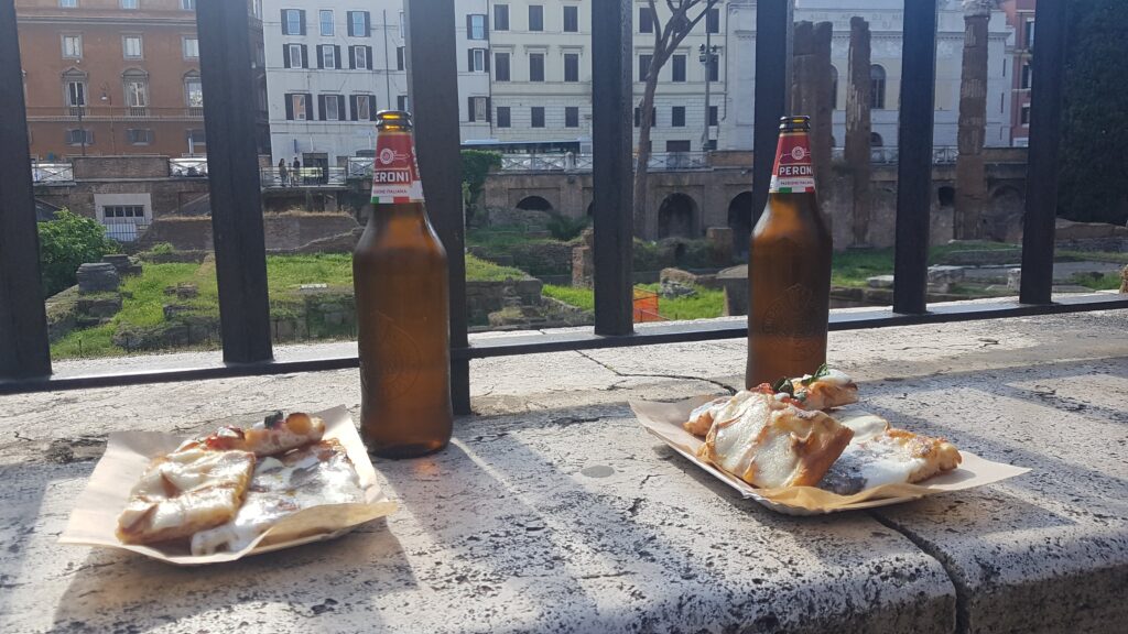 Pizza al taglio. Largo di Torre Argentina