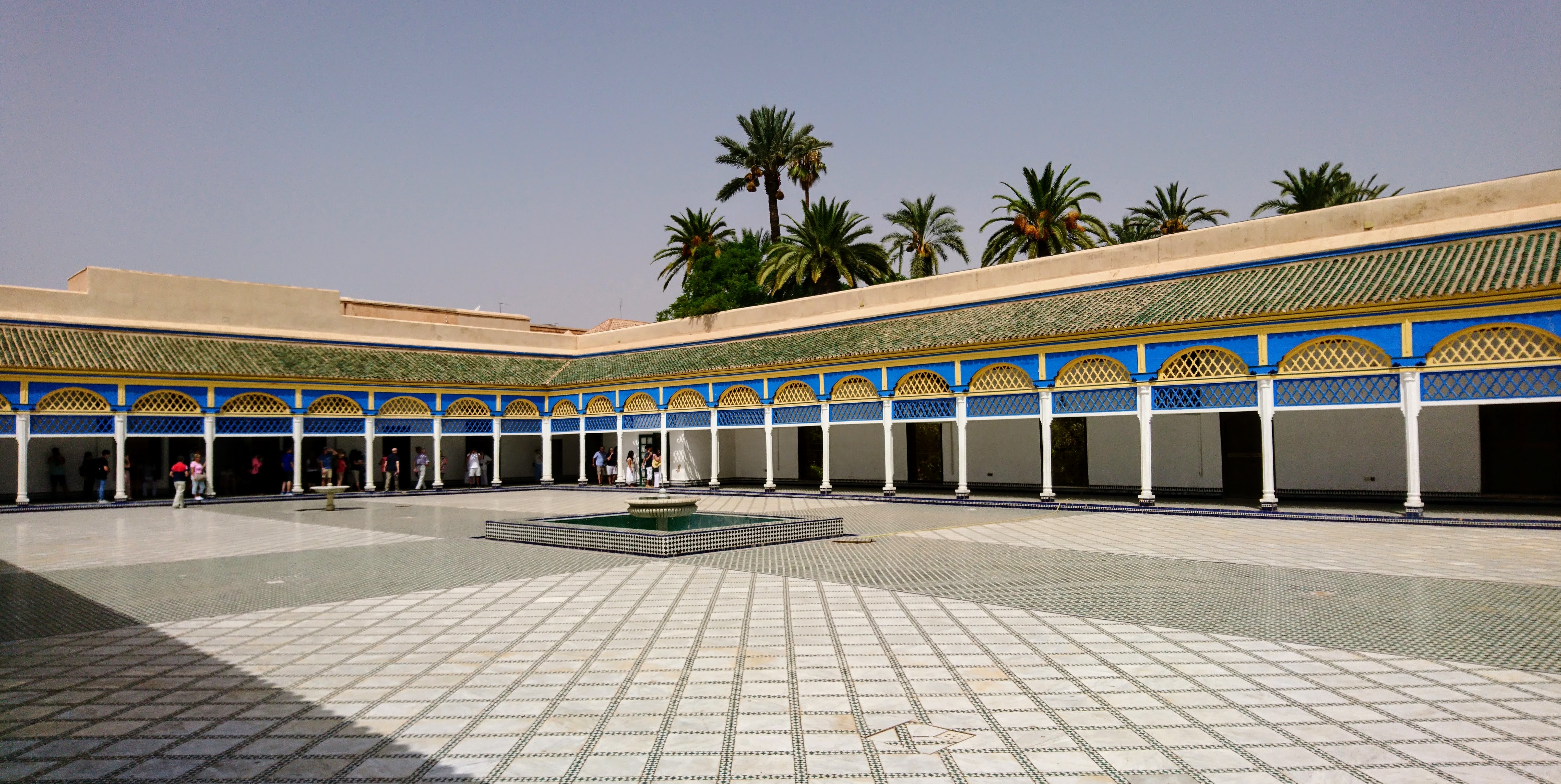 patio del palais de la bahía patio central del palacio de la bahía