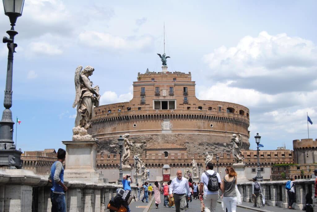 Castel Sant'Angelo from the Ponte Sant'Angelo