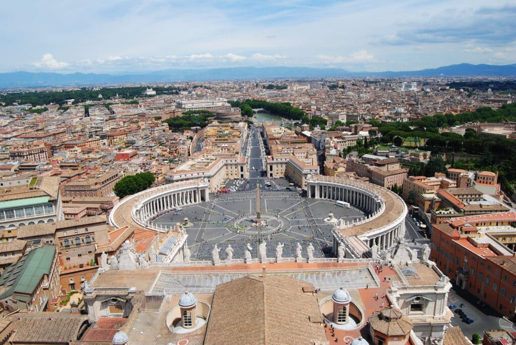Views from St Peter's Basilica
