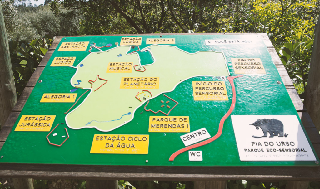 apa do percurso pedestre - Pico do urso