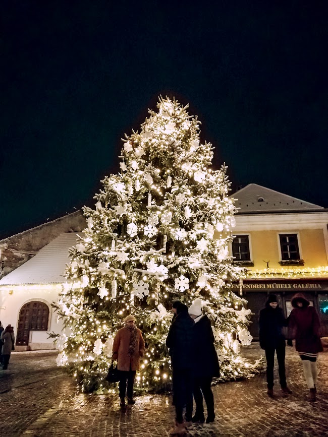 Árbol de navidad en Szentendre