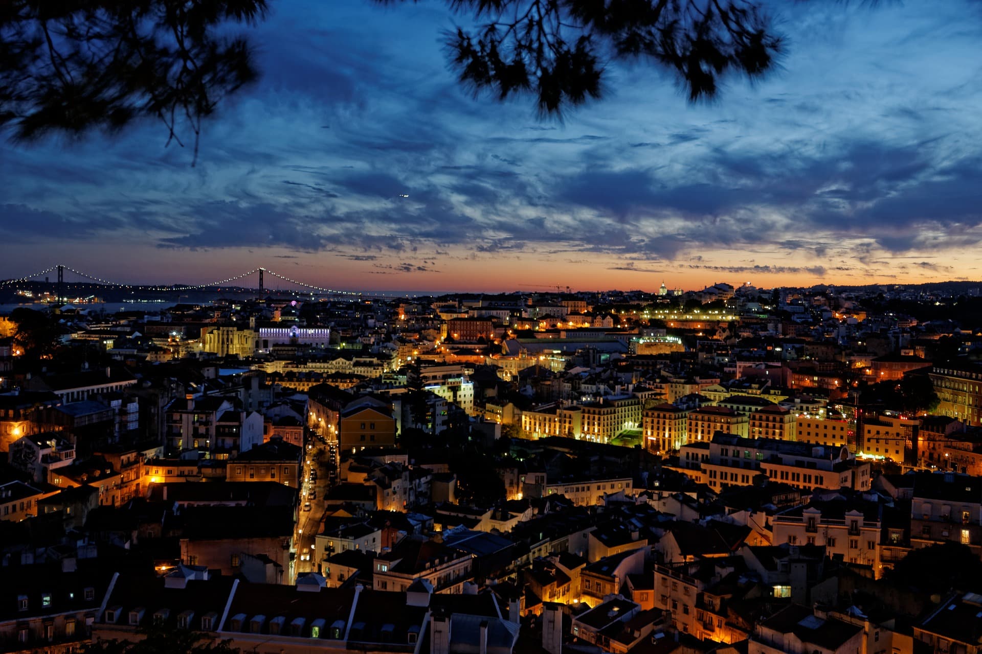 Lisbon at night