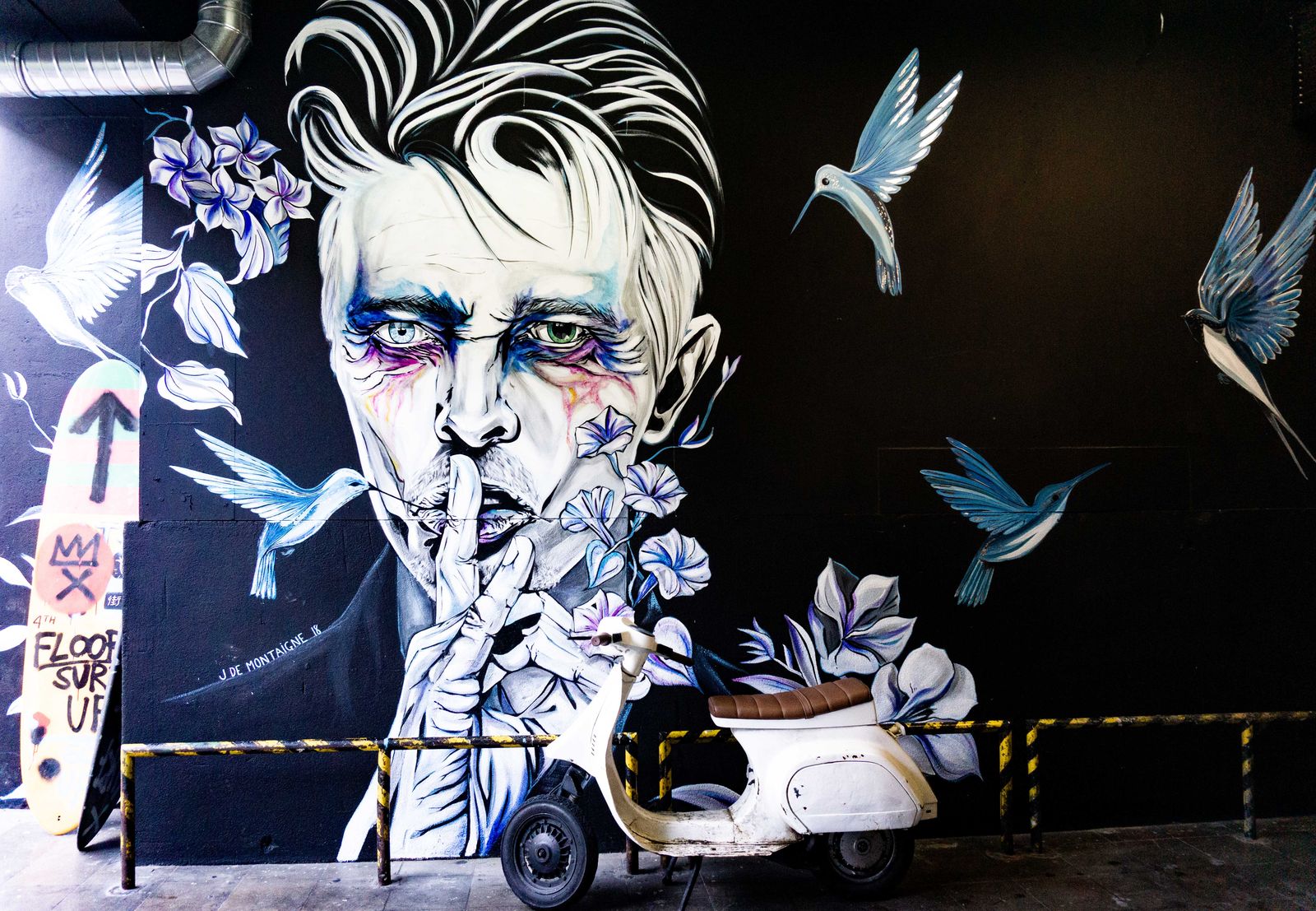 Street Art - David Bowie (LX Factory, Lisboa)