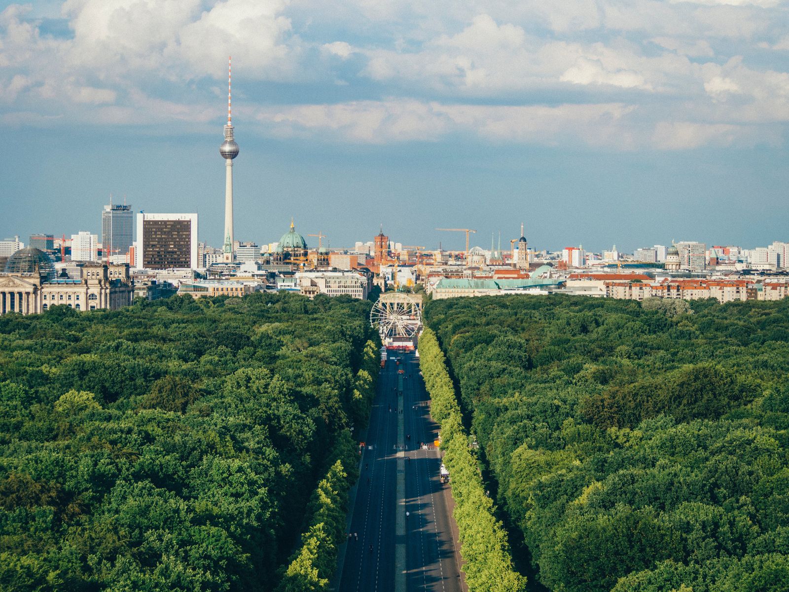 View of the Tiergarten
